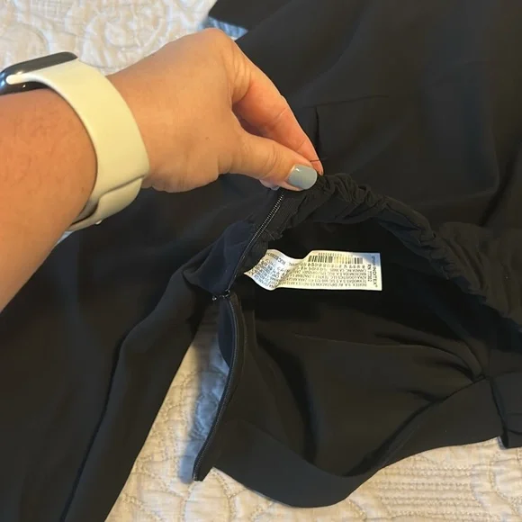 NWT ZARA PLEATED CROP TOP, Black, Size XXL - Picture 14 of 16